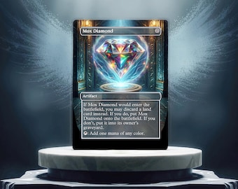Mox Diamond (custom Card Alternate Art) - Etsy