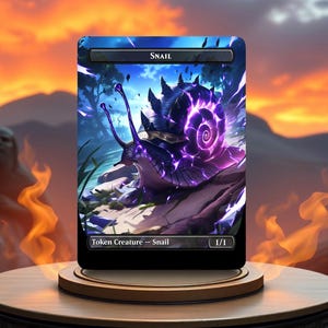 Snail Token Mtg - Etsy Snail Token Mtg - Etsy