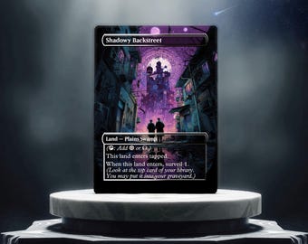 Shadowy Backstreet Custom Made Game Card Proxy