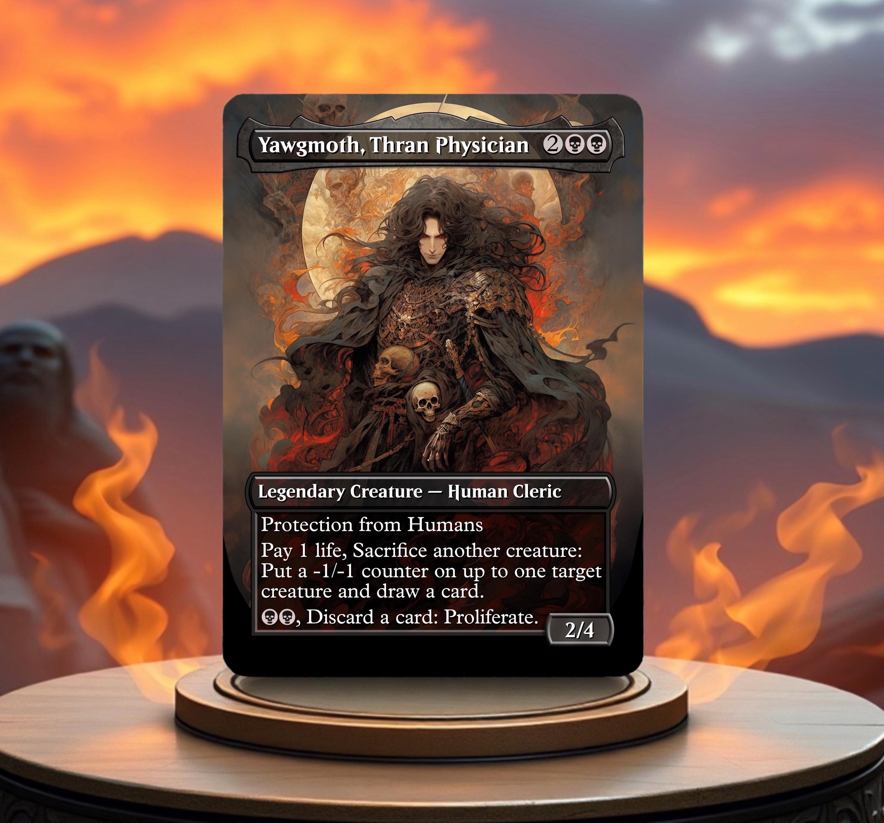 Yawgmoth, Thran Physician Custom Made Game Card Proxy - Etsy UK
