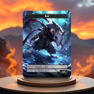 Tarjeta proxy de juego personalizada Rat Token