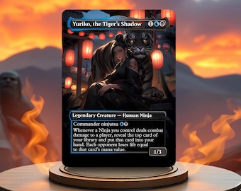 Magic The Gathering Commander Deck Custom Magic: The Gathering Commander  Deck - Yuriko, The Tiger's Shadow (Ninja Tribal) Sliver MTG Commander  Player-Built Decks