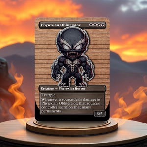 Phyrexian Obliterator - Full Art Custom Card - Etsy Phyrexian Obliterator - Full Art Custom Card - Etsy