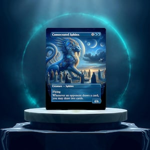 Proxy de cartes de jeu sur mesure Sphinx consacré