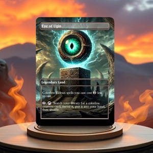 Tarjeta proxy de juego personalizada Eye of Ugin
