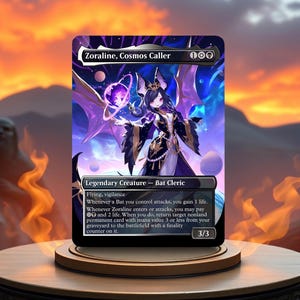 Zoraline, Cosmos Caller (anime) Custom Made Game Card Proxy