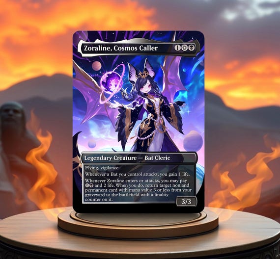 Zoraline, Cosmos Caller (anime) Custom Made Game Card Proxy - Etsy