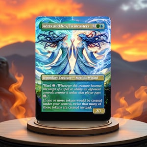 Tarjeta proxy de juego personalizada de Adrix y Nev Twincasters