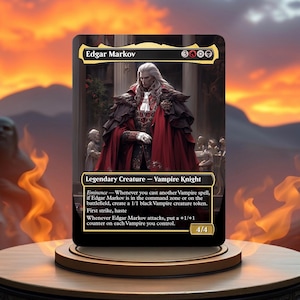Edgar Markov Custom Made Spielkarten-Proxy