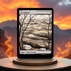 Scrubland Custom Made Game Card Proxy