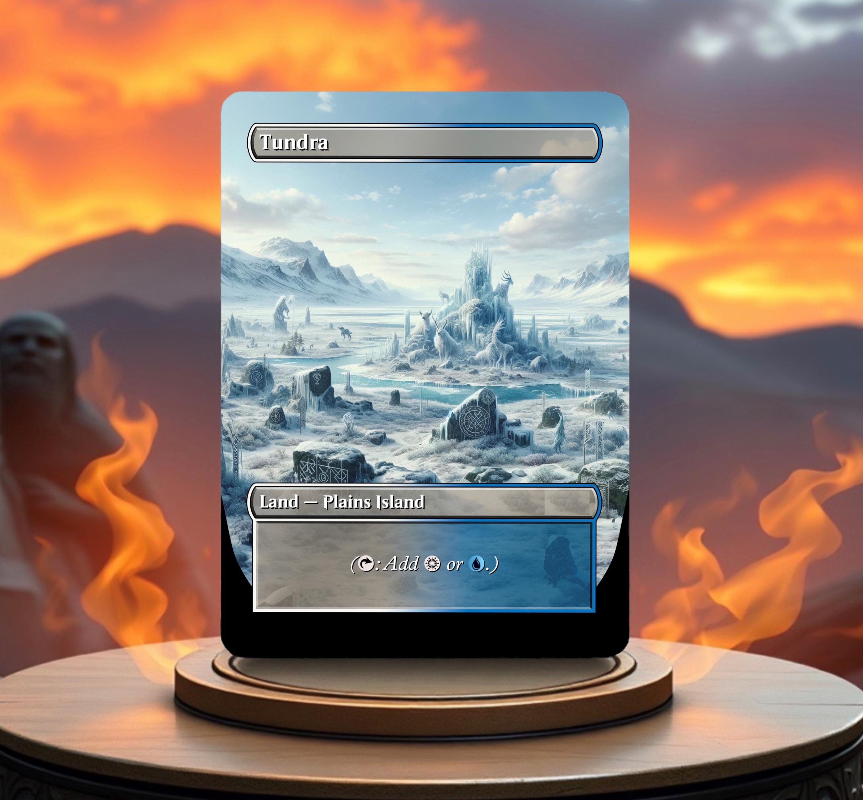 MTG Tundra② MTG Alpha Tundra Dual Land BGS 8.5 NM-MT+ BAS 10 Signed