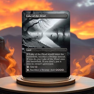 Proxy de cartes de jeu personnalisées Le lac des morts