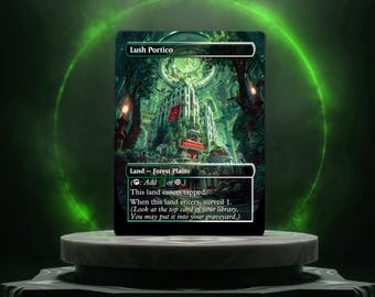 Lush Portico Custom Made Game Card Proxy