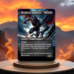 Proxy de tarjeta de juego personalizada de Bloodletter of Aclazotz