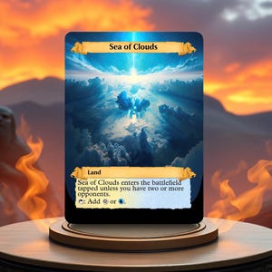 Tarjeta proxy de juego personalizada Sea of Clouds