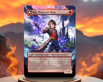 Ral, Monsoon Mage (anime) Custom Made Game Card Proxy - Etsy Ral, Monsoon Mage (anime) Custom Made Game Card Proxy - Etsy