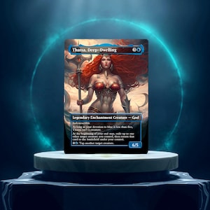 Thassa, Deep-Dwelling Custom Made Game Card Proxy