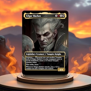 Edgar Markov Custom Made Game Card Proxy