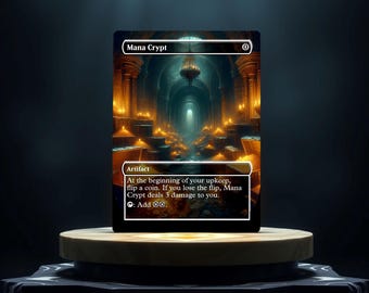 Mana Crypt Custom Made Game Card Proxy