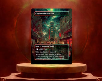 Commercial District Custom Made Game Card Proxy