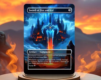 Proxy di carte da gioco personalizzate Sword of Fire and Ice