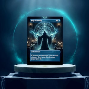 Proxy pour carte de jeu sur mesure Rhystic Study