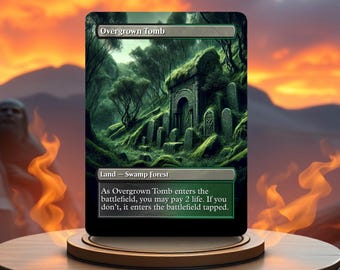 Overgrown Tomb Custom Made Game Card Proxy