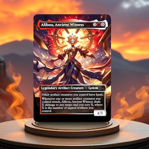Mandataire de carte de jeu sur mesure Alibou Ancient Witness