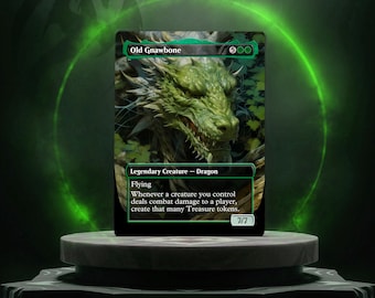 Tarjeta proxy de juego personalizada de Old Gnawbone