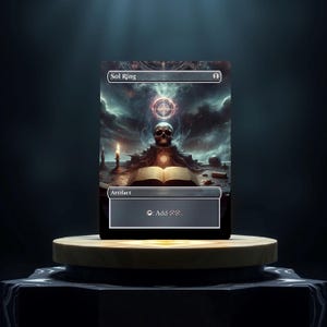 Sol Ring op maat gemaakte gamekaartproxy