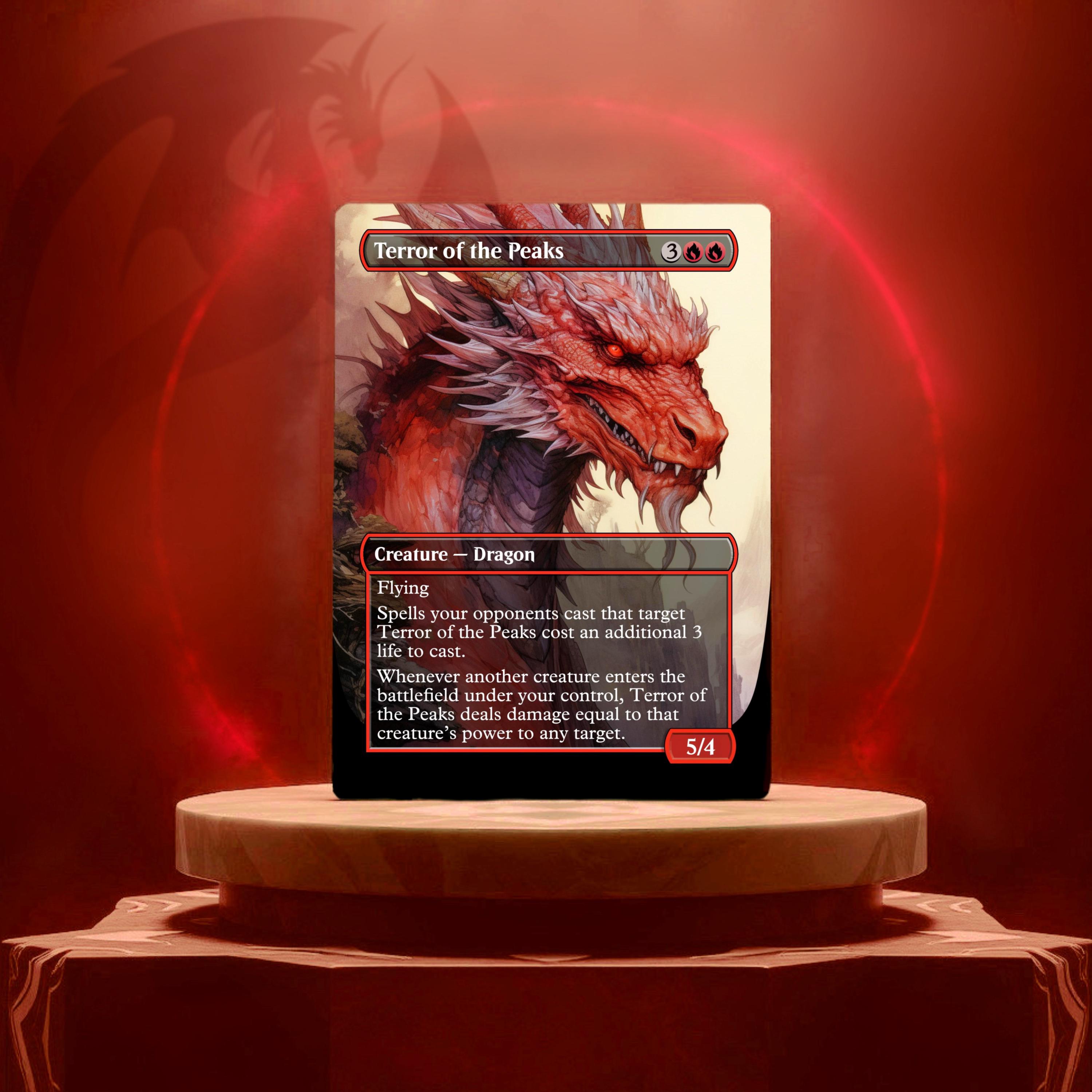 The Dark Tower Treachery Terror Of The Peaks - Magc Playtest Proxy ...