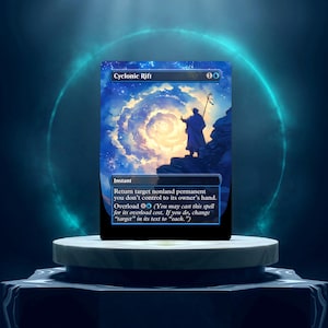 Mandataire de carte de jeu personnalisé Cyclonic Rift