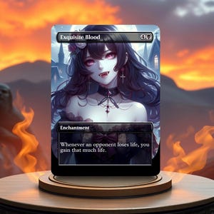 Exquisite Blut Custom Made Game Card Proxy