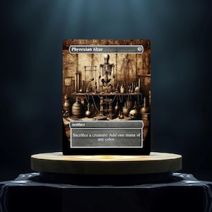 Tarjeta proxy de juego personalizada del Altar Pirexiano