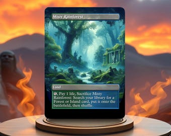 Misty Rainforest op maat gemaakte gamekaartproxy