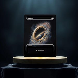 Sol Ring op maat gemaakte gamekaartproxy