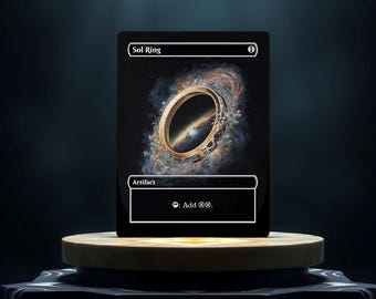 Sol Ring Custom Made Game Card Proxy