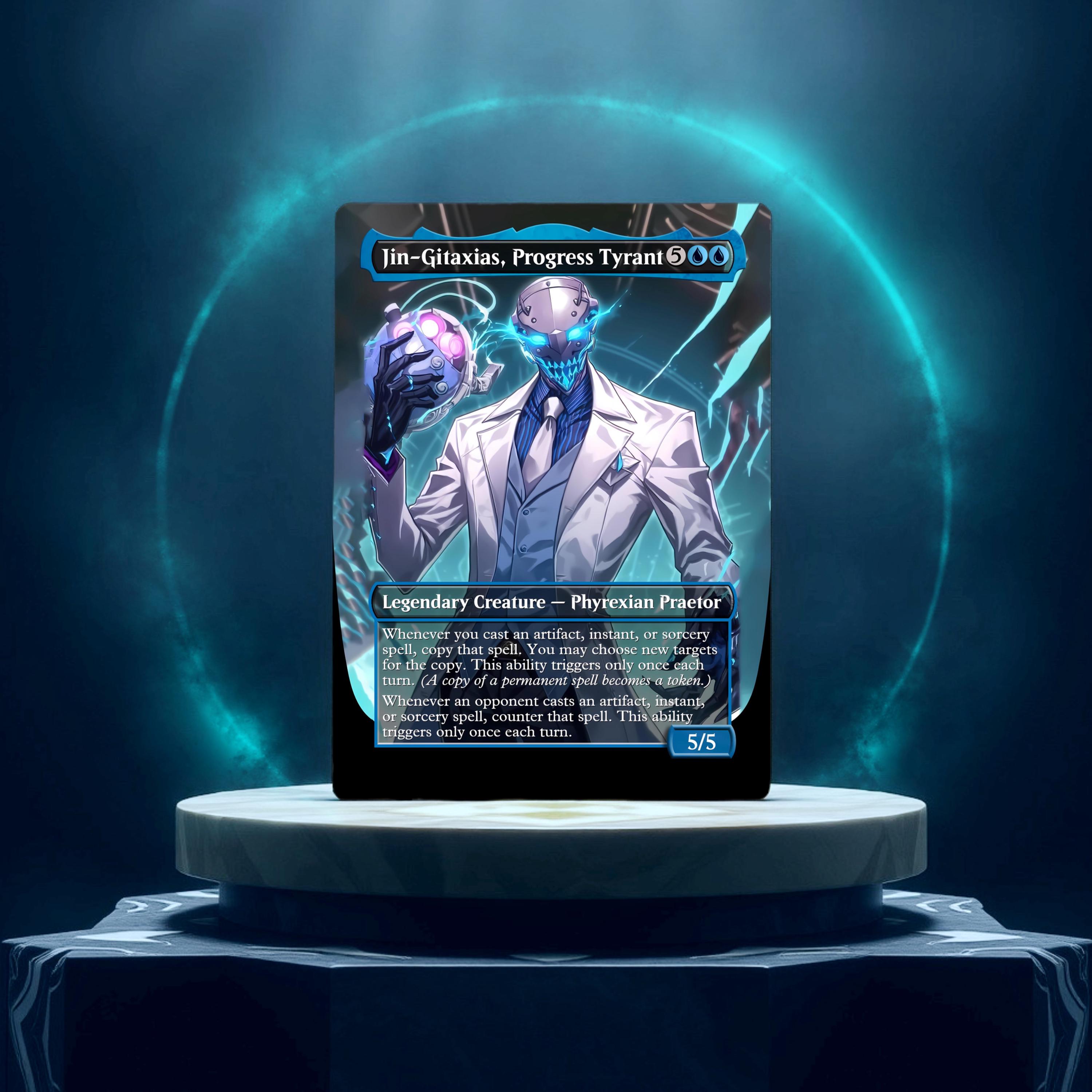Jin-gitaxias, Progress Tyrant Custom Made Game Card Proxy - Etsy