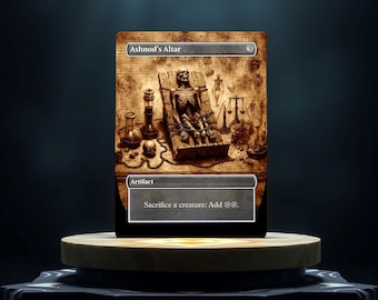 Ashnod's Altar Custom Made Game Card Proxy