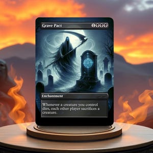 Proxy de cartes de jeu personnalisées Grave Pact