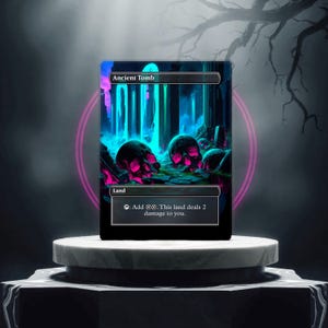 Tarjeta proxy de juego personalizada de Ancient Tomb