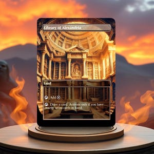 Bibliothek von Alexandria Custom Made Game Card Proxy