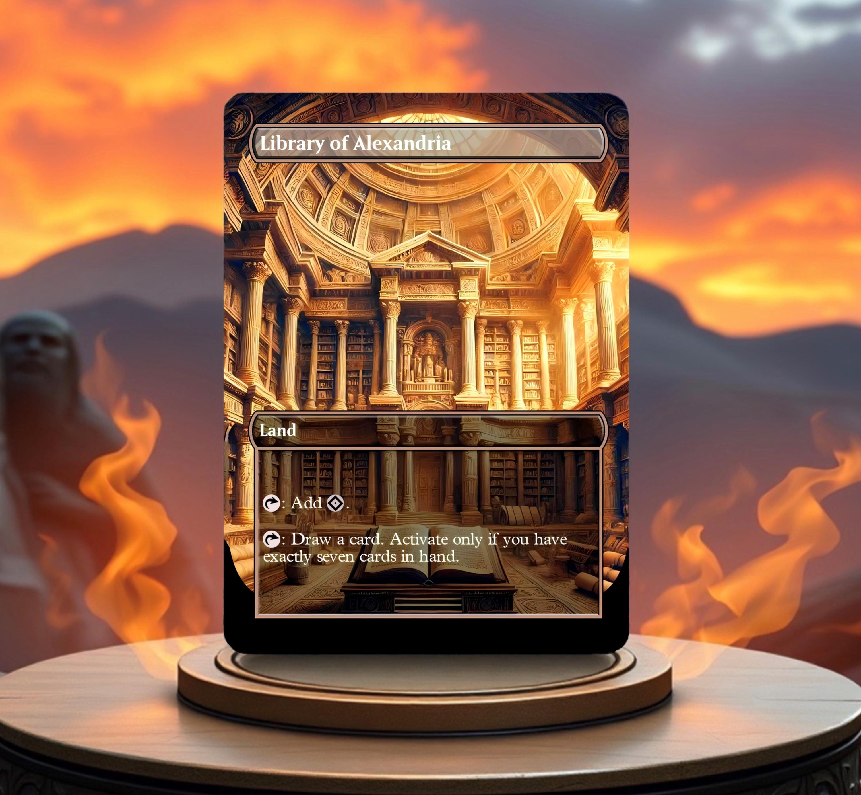 Mtg Library of Alexandria - Etsy UK