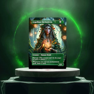 Argothian Enchantress Custom Made Game Card Proxy