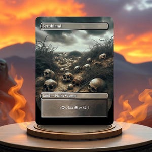 Scrubland Custom Made Game Card Proxy