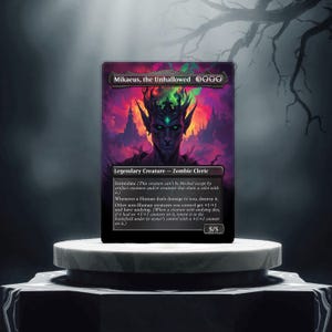 Mikaeus, the Unhallowed Custom Made Game Card Proxy