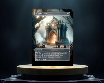 Mana Crypt Custom Made Game Card Proxy