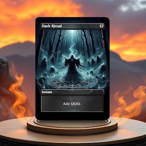 Dark Ritual Custom Made Game Card Proxy