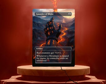 Gauntlet of Might Custom Made Game Card Proxy