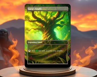 Gaea&#39;s Cradle Custom Made Game Card Proxy